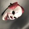 Maschere per feste Halloween Horror Maschera da clown PVC Puntelli Cosplay Masquerade Spettacoli teatrali Rave Festival Clubwear 230630