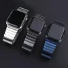 Apple Watch Ultra 8 7 Band 45mm 41mm Metal Bracelet Wristband for IWatch 6 5 4 3 SE 44mm 42mm 40mm 38mmのチェーンステンレス鋼バンド