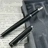 Pens Old Stock PD Fountain Pen Matte Black Ink Pen Classic Reversible Nib F/M Size Stationery Office school supplies Writing Gift