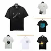 Mens Camisetas Verão Mens Designer Gráfico Camiseta Mulheres Camisetas Com Loewees Letras Imprimir Mangas Curtas Camisas Homens Soltos Oversize Street Tees Tendência Lux Bom