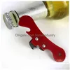 Öppnar kan öppnare knivpapegoja enkel öl öppen metall skarp företag rött mtifunktionell design yta färg hem väsentliga dh8zd