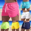 Męskie szorty Summer Szybkie marka strojów kąpielowych Sexy Swim Trunks Men Swimsuit Niski talia oddychający na plaży Surf 230630