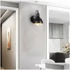 Lampa ścienna światła Sconce Mount Montaży Beziusza PL Sieć Przełącznik Industrial for Restaurant Drop dostawa ogród El El Supplies Deco DH8SW