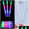 Décoration de fête 12/15/30 / 60Pcs Cheer Tube Stick Glow Sticks Dark Light Pour Bk Colorf Wedding Foam Rgb Led Drop Delivery Home Garden Dh9Yv