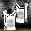 Polos Polos Łotwia Flag Flag Zasfikowane koszule polo Summer Casual Streetwear Modna Jersey Plus Size Sportswear 230630