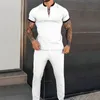 Herr Slim Fashion Short Sleeve Casual Sports Suit