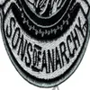 Fashion SOA Reaper Crew Embroidered Iron On Patch Motorcycle Heavy Metal Punk Applique Badge Front Patch 3 5 G0448208J