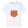 衣類は、ウラミチオニザベアTシャツでライフレッスンをセットします100コットン漫画グラフィックティーシャツ男の子と女の子アニメTシャツ