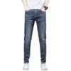 Jeans homme créateur ELEVEN BUS 2023 Summer New Slim Fit Stretch Small Foot RICF