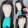 Lace Wigs 28 30Inch Straight Front Wig For Women TRACY Human Hair 13x413x6 HD Transparent Frontal 4x4 Closure 230630