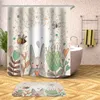 Capris fonds marins étoile de mer harpon Design moderne beauté femmes rideau de douche pour salle de bain toilettes décor à la maison antipeeping rideaux de bain