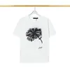 designer Beroemde Heren T-shirt Brief Print Ronde Hals Korte Mouw Zwart Wit Mode Mannen Vrouwen Tees