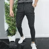 2019 Мужские Классические Брюки Мужские Узкие Повседневные Брюки Slim Fit Деловые Мужские Костюмы Брюки Высокого Качества Формальные Плед size323N