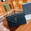 5a Luxurys Tasarımcılar Çanta Kadın Gün batımı Omuz Çantası WOC çanta koyun derisi Lou Bag Orijinal deri kapak altın zincir crossbody çantaları kadınlar için debriyaj çanta