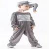 New style the 2018 children Cosplay Grey elephants Brown lion Suitable for boys and girls Stage costume Long style dancing clothe227M