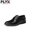 ブーツPhliy Xuan New 2019 Men Dress Shoes Leather Formal Wedding Shoes Oxford Office Shoes Zapatos Hombre Brown Shoes Plus Size 3848