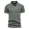 Herren-Poloshirts, luxuriös, Hugh-Qualität, Unisex-Top, T-Shirt, klassische reguläre Passform, reine einfarbige Farbe, Basic-T-Shirt für Eden, Rundhalsausschnitt 230630