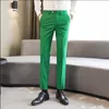 Мужские брюки мужские однотонные пошив деловая одежда Slim Fit платье офисные брюки мужской деловой костюм повседневный для мужчин 230630