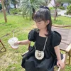 Borsette per bambini Mini Princess Borse a tracolla per neonate Cute Pearl Coin Pouch Tote Bag Kawaii Borse e borsette per bambini Regalo 230701
