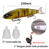 Appâts Leurres Appâts De Natation Leurre De Pêche Articulé Appâts Durs Flottants Avec Jerk Pour Big Bass Pike Minnow Haute Qualité 230630