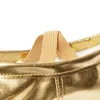 Sandały baletowe buty złota srebrne miękkie podele taneczne kapcie dzieci praktykuj baletrę kobietę gimnastyka 230630