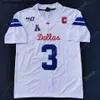 Camisas de futebol Smu Mustangs Camisa de futebol Ncaa College James Proche Patrick Nelson Delontae Scott Demerick Gary Freeman Mcdaniel