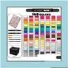 Marqueurs Art Marker 168 Couleur Stylo à Base d'Alcool Aquarelle Pinceau Croquis Double Pointe Ding 210226 Drop Delivery Office School Business Ind Dhem8