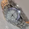 Women's Watches Fashion Women Luxury Diamond Steel Watches Bracelet Ladies Quartz Watch Rose Gold Womens Wristwatch Shiny Crystal Reloj Mujer 230630