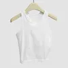 Luu Women'sTシャツデザイナーLuxury Trackuit Yebb Pure Color Yoga Top with Chest Pad通気性のあるクイック乾燥ランニングフィットネスウェアジョガー