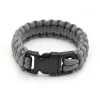 Outdoor Survival Paracord Kette Armbänder Für Männer Frauen Camping Wandern Notfall Seil Link Armband Armreif Schnalle Armband