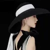 Haute qualité rétro élégant ruban de velours noir Hepburn chapeau haut de forme mode tempérament nuptiale fête mondaine diadème