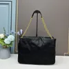 Bolsa de marca 5A Jamie nova bolsa crossbody de tamanho grande bolsa de ombro de luxo corrente bolsa de metal bolsa de pele de carneiro logotipo grande tamanho 38 * 26 * 10 cm