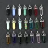 Charms Colorf Glass Crystal filar sześciokąta pryzmat kształt kształt wisiorki do biżuterii Making kolczyki Naszyjnik