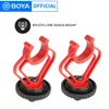 Films Boya Mic Mount Brackets Shockmount Reduce Shaking for Gopro Zoom Recorder Bymm1 Bypv1000 Pvm1000l Cardioid Shotgun Microphone