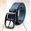 Bälten Western Auspicious Men Belt Black Green Blue Coffee Belts For Men Cinturon Hombre äkta läder Male Strap 230630