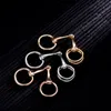 Pins Brooches jackstraw scarf Woggle high-grade chain scarves buckle bit mouth belt buckle three round silk accessories jewelry scarf ring 230630