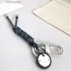 Rings 2022 Ashion Designer Keychain Lovers Auto Key Brands Luxury Brands Leather Fade a mano Carabiner Torchia