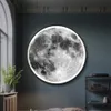 Lâmpadas IRALAN Moon 3D Mural Earth Wall Light Teto de Controle Remoto para Sala de Estar Realista Led Lâmpada Acessórios para CasaHKD230701