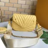 2023 Mode Umhängetasche New Wave Echtes Leder Umhängetasche Twin Set Satchel Handtasche für Männer Presbyopie Mini Paket Multi Pochette Dame