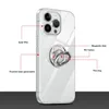 Ultra thin clear transparent 360 degree rotate ring stand soft tpu cover case for iphone 15 plus pro max 14