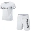 Mens Tracksuits Discovery Summer Suit Sports Shorts Pratable Pants Litness Commanize Training Tshirt Custommade 230630