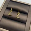 Pendientes de diseño clásico 4 aretes de trébol de cuatro hojas Pendientes de ágata chapados en oro de 18 quilates de plata de nácar para mujer joyería de lujo regalo del día de San Valentín mejor