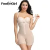 FeelinGirl Faja Reductoras Colombianas Post chirurgia Slim Women Girdle Body Shaper Body Butt Lifter Shapewear Cintura modellante 201262A