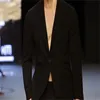 Trajes para hombre, Blazers, traje informal, primavera y otoño 2023, estilo británico, tendencia a la moda, un botón, abrigo grande ajustado de negocios 230630