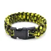 Outdoor Survival Paracord Kette Armbänder Für Männer Frauen Camping Wandern Notfall Seil Link Armband Armreif Schnalle Armband