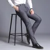 Men's Pants Men Suit 2023 Spring Dress Straight Business Office Trousers Mens Formal Male Black 230630