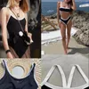 Summer Beach Sunshine Dames Swimwear Swimsuit Designer High-End Luxury Bikini C Letter Diamond Stitching Sexy uit één stuk