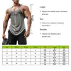 Débardeurs pour hommes Marque Gym Running Cotton Singlets Canotte Bodybuilding Stringer Top Hommes Fitness Shirt Muscle Guys Sans Manches Gilet Tanktop 230630