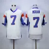 Mens Blue Mountain State Movie Jersey 54 Kevin Thad CASTLE 7 Alex MORAN All Stitched Football Jerseys Free Shipping White Blue