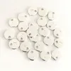 Mücevher 130pcs Çift taraflı yuvarlak disk kolye alfabesi AZ harf etiketi takılar damgası ilk mücevher, 10mm takı yapımı